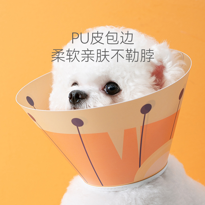 Perro gato completo impreso colorido Elizabeth anillo gato y perro universal anti-lamer rasguño mordida cuello collar suministros para mascotas al por mayor