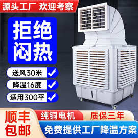 Air cooler工厂房车间养殖场降温商用环保水空调移动式工业冷风机