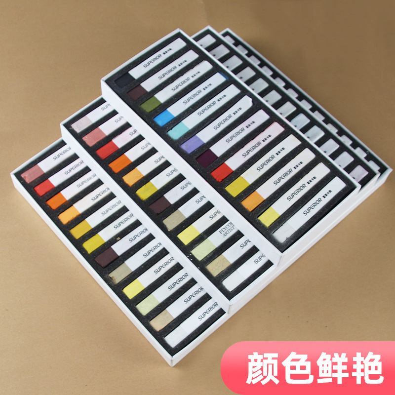 Xiupu color tiza 12 colores 24 colores 36 colores 48 colores Color tiza pintura pintada color en polvo cabello teñido palo color en polvo trazos