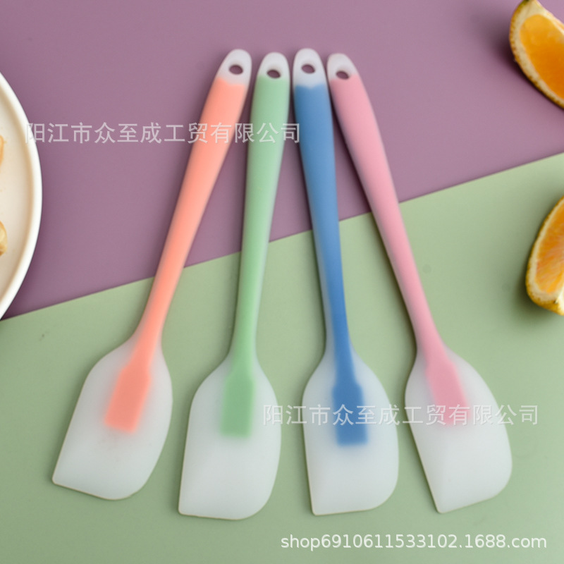 批发糕点小号硅胶刮刀一体抹刀奶油蛋糕搅拌铲刀烘培甜品