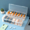 Home Furnishing transparent storage box With Data junction box Charger Tool Box headset desktop storage box