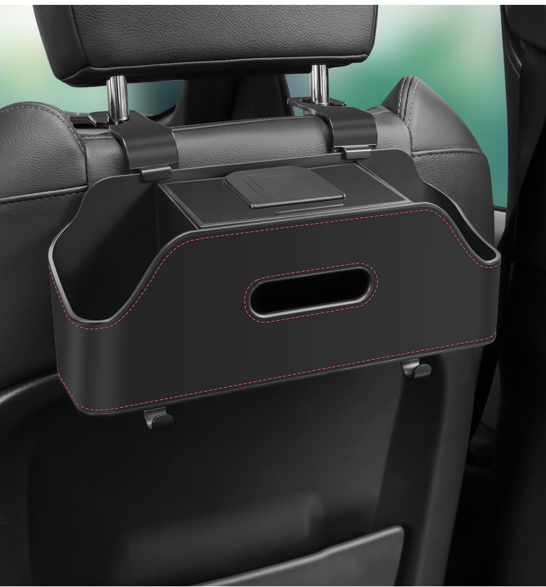 Car Seat Back Storage Box Bag Car Multifunctional Storage Box Tissue Box Water Cup Holder Storage Bag Dropshipping