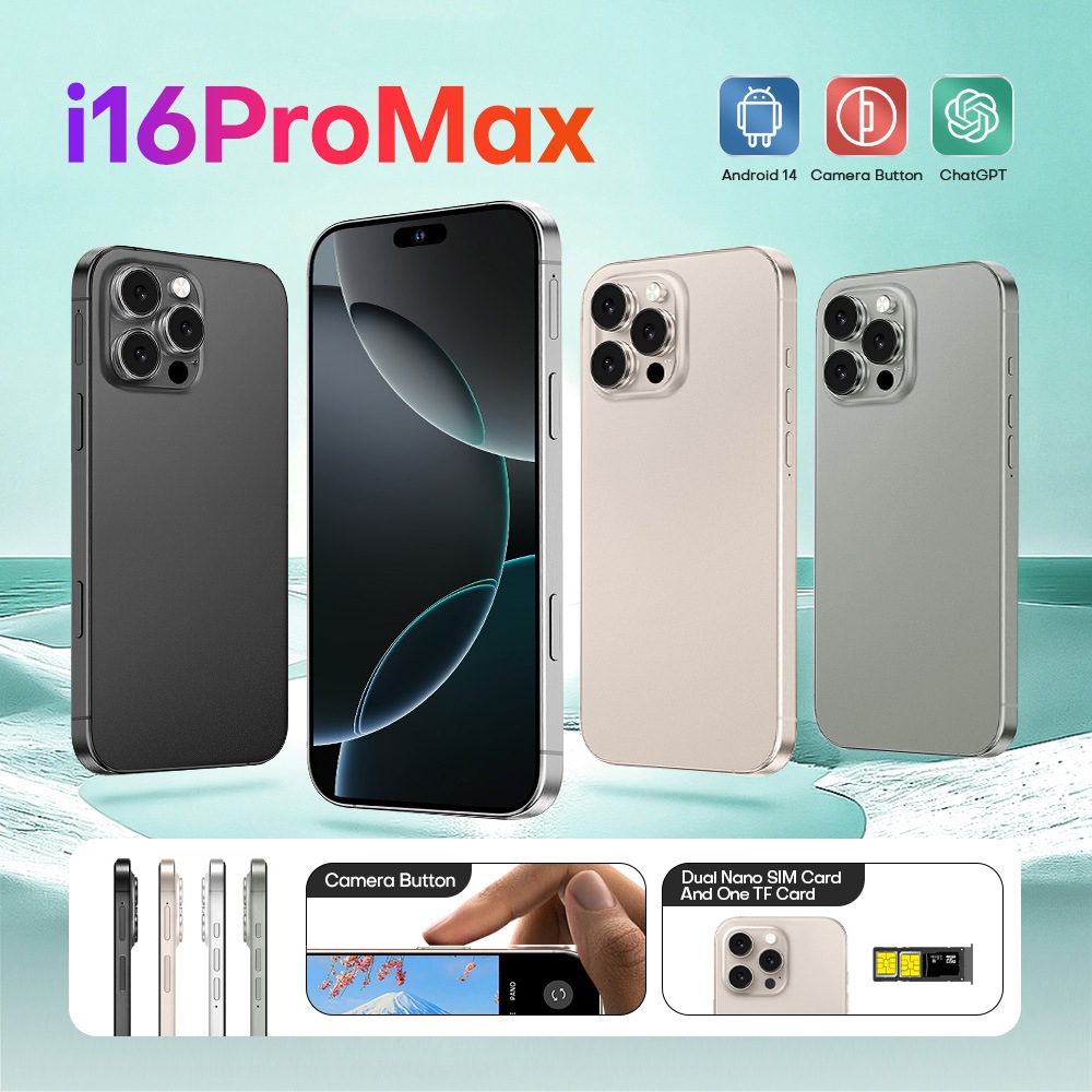 New Model I16promax Cross-border Smartphone 6.73 Inch 4+64g Full...