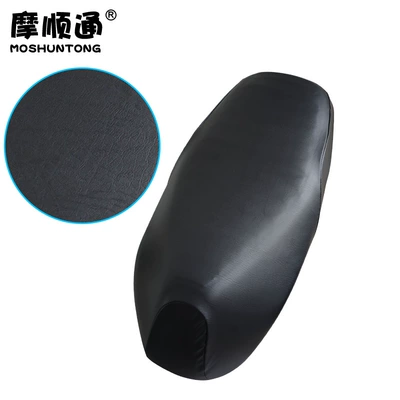 Heat-Insulating Seat Cover, Motorcycle cushion - na125la-black-elastic-leather