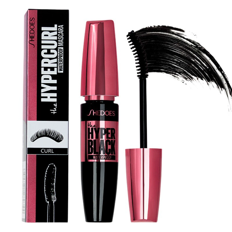 SHEDOES трансграничная LAZADA Горячая Водостойкая тушь для ресниц с защитой от пота, густая, длинная завивка, не Цветущая, от производителя