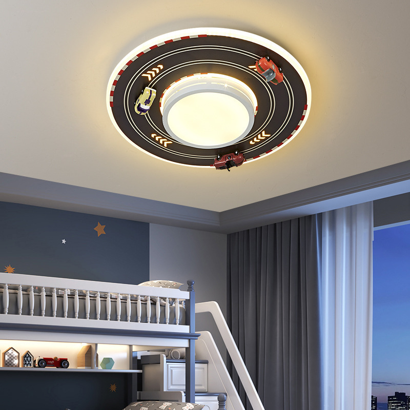 Children's Room Lamp Boy Creative Car Track Speed and Passion Led Eye Protection Bedroom Lamp Room Lamp Ceiling Lamp Children's Room Lamp Boy Creative Car Track Speed and Passion Led Eye Protection Bedroom Lamp Room Lamp Ceiling Lamp