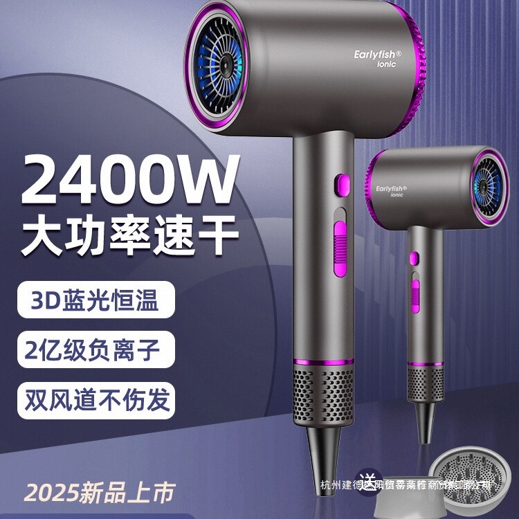 German Hair Dryer Negative Ion Hair Care Silent Quick-Drying Home Dormitory Student Hairdressing Powerful Hair Dryer 713