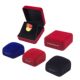 High-grade badge box flocking commemorative badge brooch packaging box custom school badge medal jewelry storage box can be printed LOGO