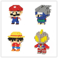 Manufacturer wholesale compatible LEGO small particle assembly small box series building blocks boys and girls children's educational toys cross-border