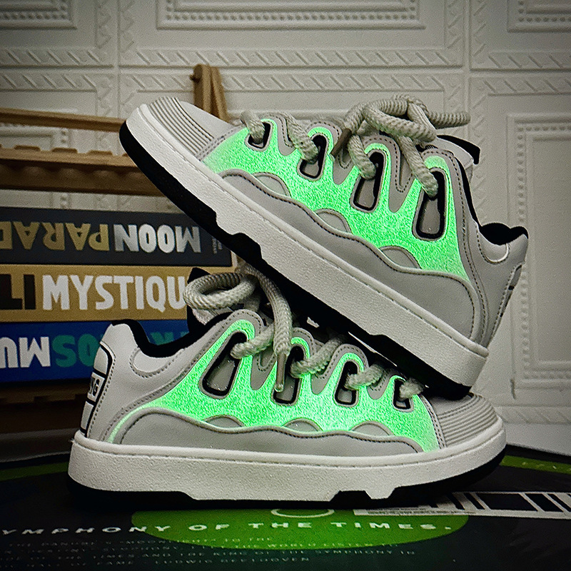 Xiaolangte In-Stock German Training Shoes, American-Style Skate Shoes, Trendy Brand for Male Students, Street Style, Glow-In-The-Dark Casual Sports Shoes for Men and Women Xiaolangte In-Stock German Training Shoes, American-Style Skate Shoes, Trendy Brand for Male Students, Street Style, Glow-In-The-Dark Casual Sports Shoes for Men and Women