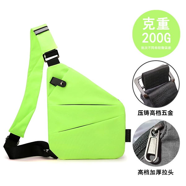 Left shoulder - fluorine green