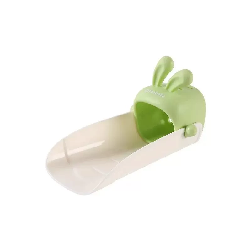 Cartoon faucet extender, silicone hygienic children's waterproof long rabbit