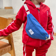 Korean Style Casual Girl Crossbody Bag Fashion Simple Solid Candy Color Mini Children Baby Outing Snack Crossbody Bag