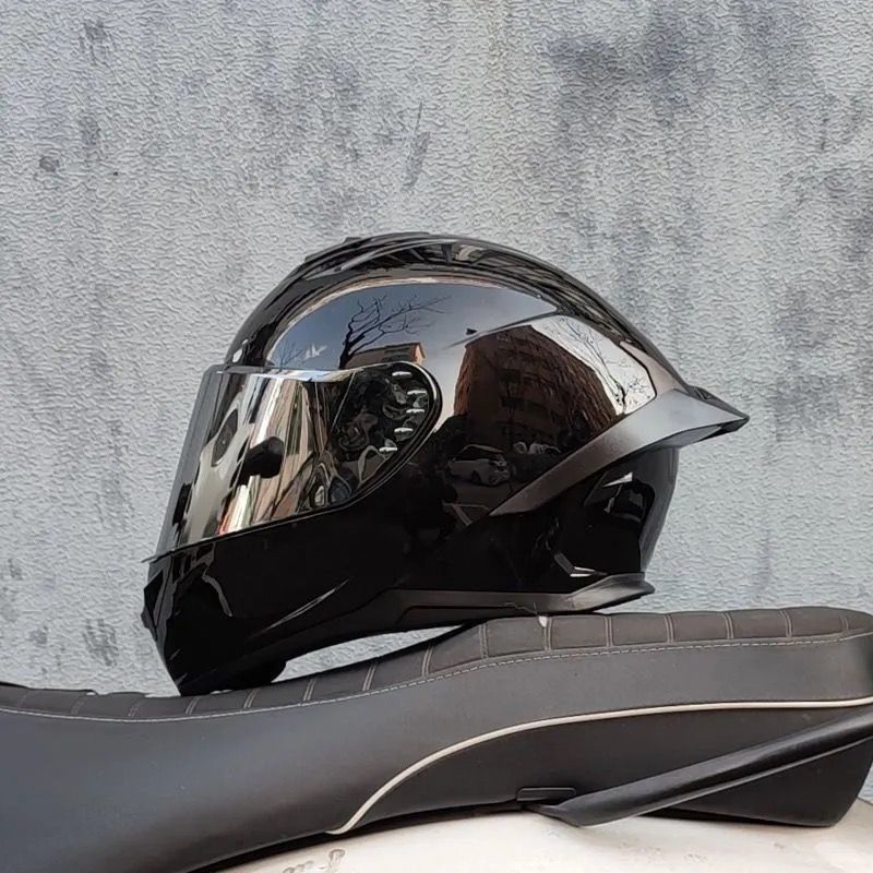 Negro brillante + plateado