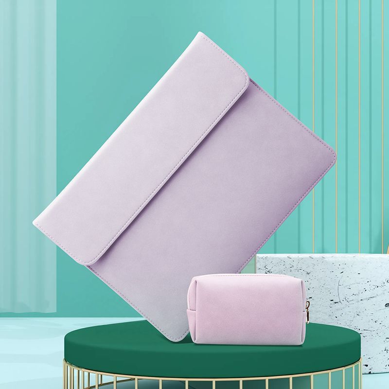 MacBook computer liner bag for Apple Huawei Lenovo laptop protective sleeve horizontal leather computer bag