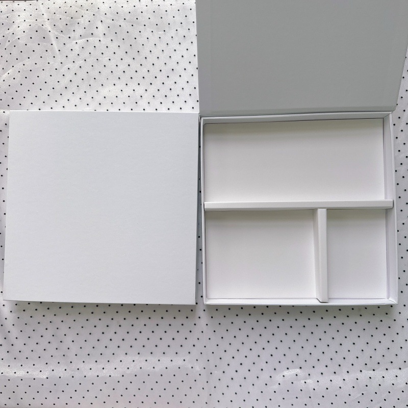 White solid color gift box; details are introduced