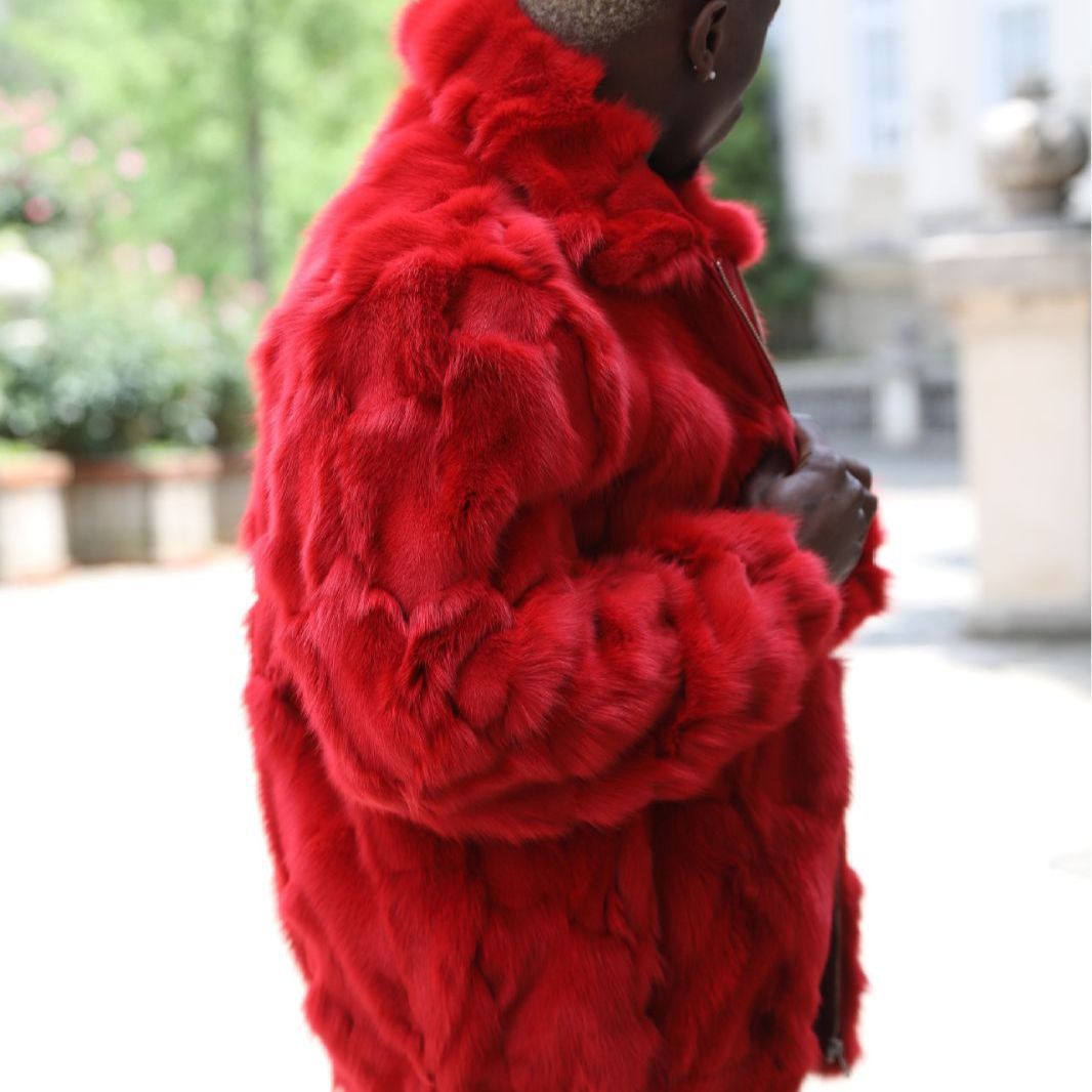 Abbigliamento maschile Nuovo uomo Giacca con gamba prugna Cappotto di pelliccia di alta qualità Autunno e inverno Giacca di pelliccia calda_voghion.com