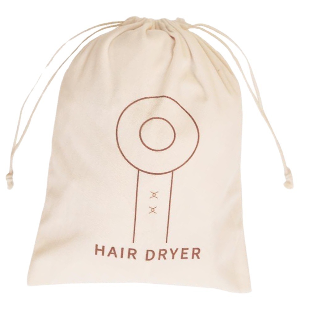 Hotel secador de pelo a prueba de polvo bolsa protectora secador de pelo sin hojas salón de pelo gamuza cordón bolsa de almacenamiento bolsa de terciopelo