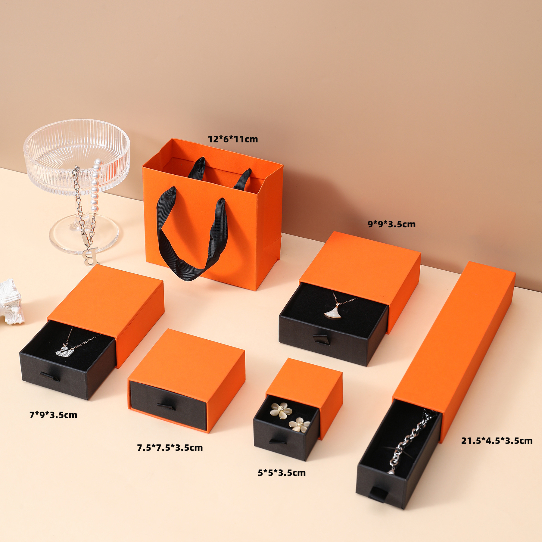 1 Pieza Papel Básico Estilo Simple Fiesta A Diario Cuadrado Color Sólido Joyeros display picture 7