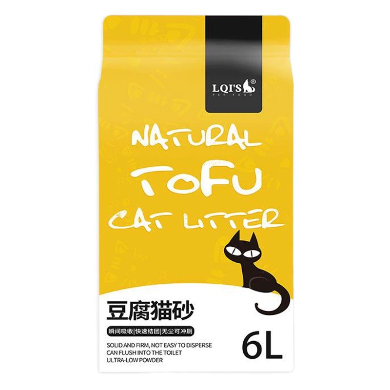 Кошачий туалет, дропшиппинг, быстро закрывающийся тофу, кошачий туалет, 6 л, со вкусом персика, зеленый чай, дезодорирующий, без пыли, быстрый