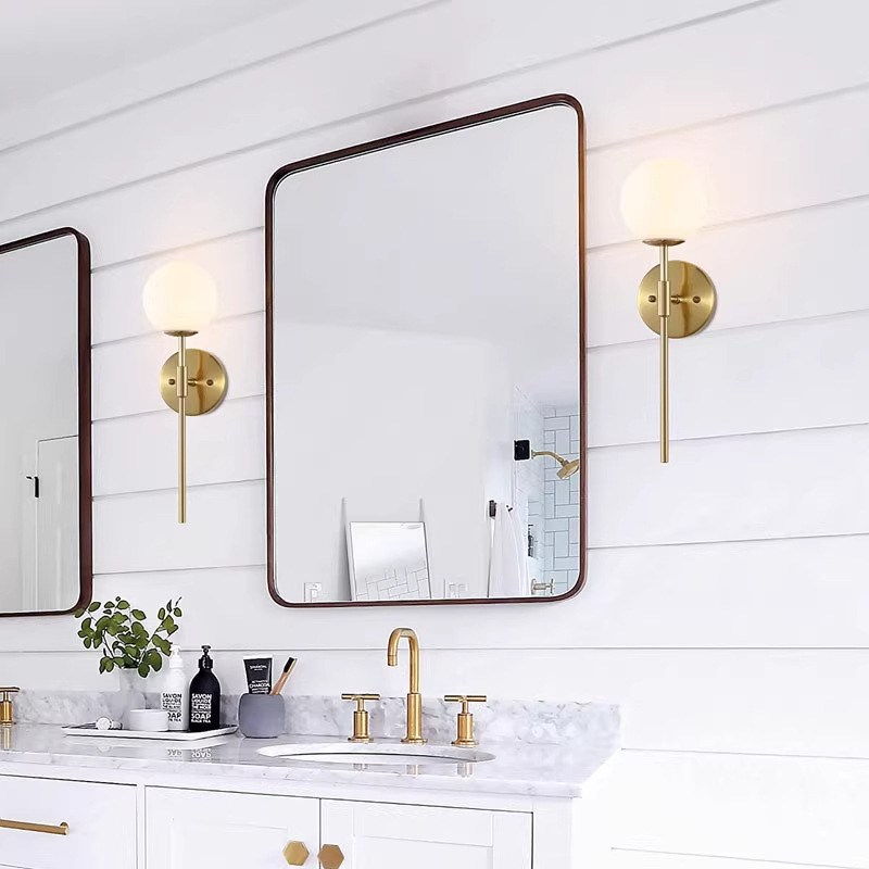 Nuevo estilo transfronterizo moderno y simple lámpara de pared nórdica lámpara de cabecera sala de estar pared de fondo hotel pasillo dormitorio estudio lámpara de pared