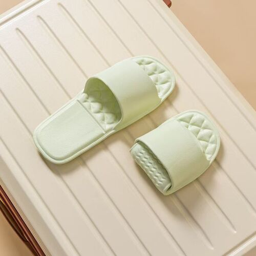 Foldable travel slippers for men and women, portable hotel business trip indoor non-slip disposable couple slippers