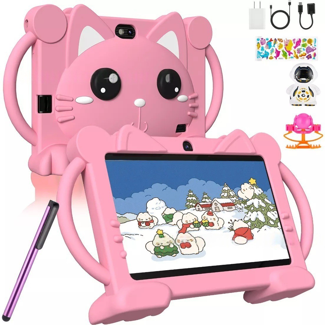 现货7寸儿童平板电脑Q88WiFi蓝牙跨境 4+64 厂家一件代发