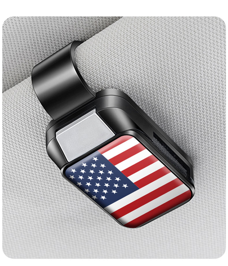 Car-Mounted Glasses Clip Suitable for Car Sun Visors in the Us, Uk, Vietnam, and Italy, Also Used as a Sunglasses Holder and Ticket Clip