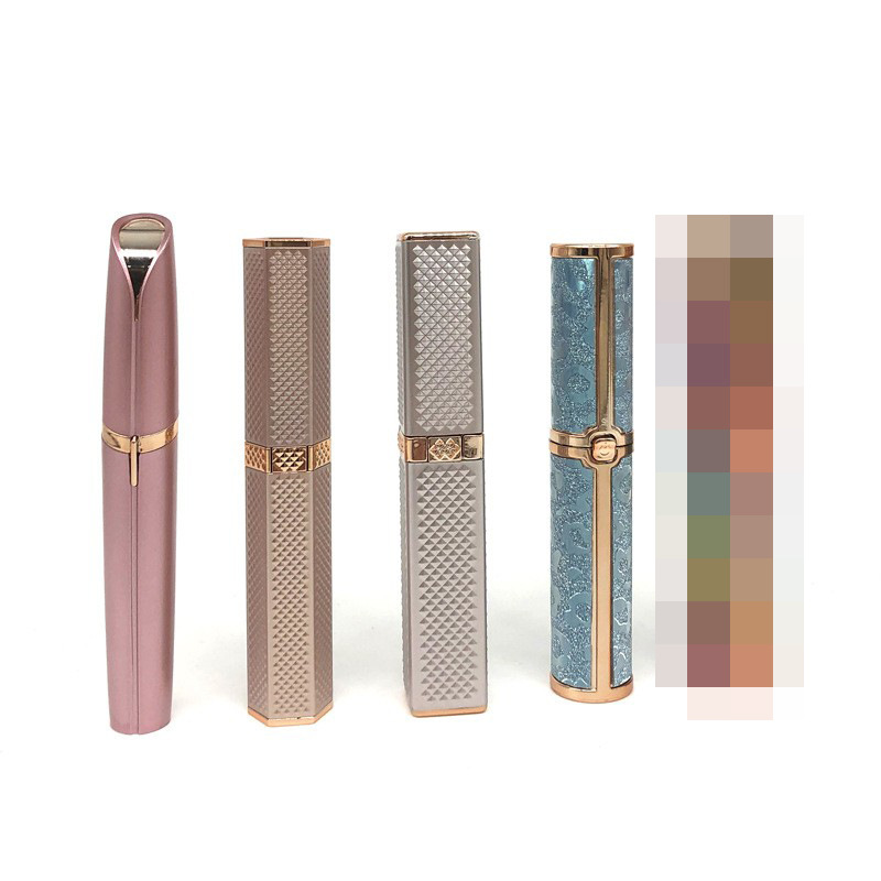 跨境电动修眉器二合一剃毛器女士修眉刀充电星空口红脱毛器脱毛仪|ms