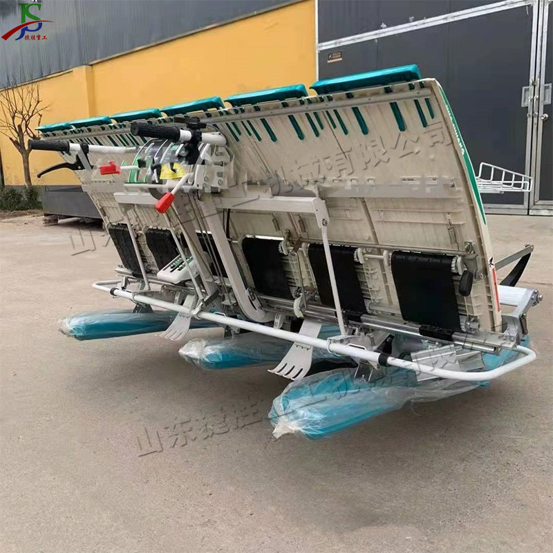 手扶步进式水稻插秧机 农用汽油6行栽苗机 农用液压水稻种植机