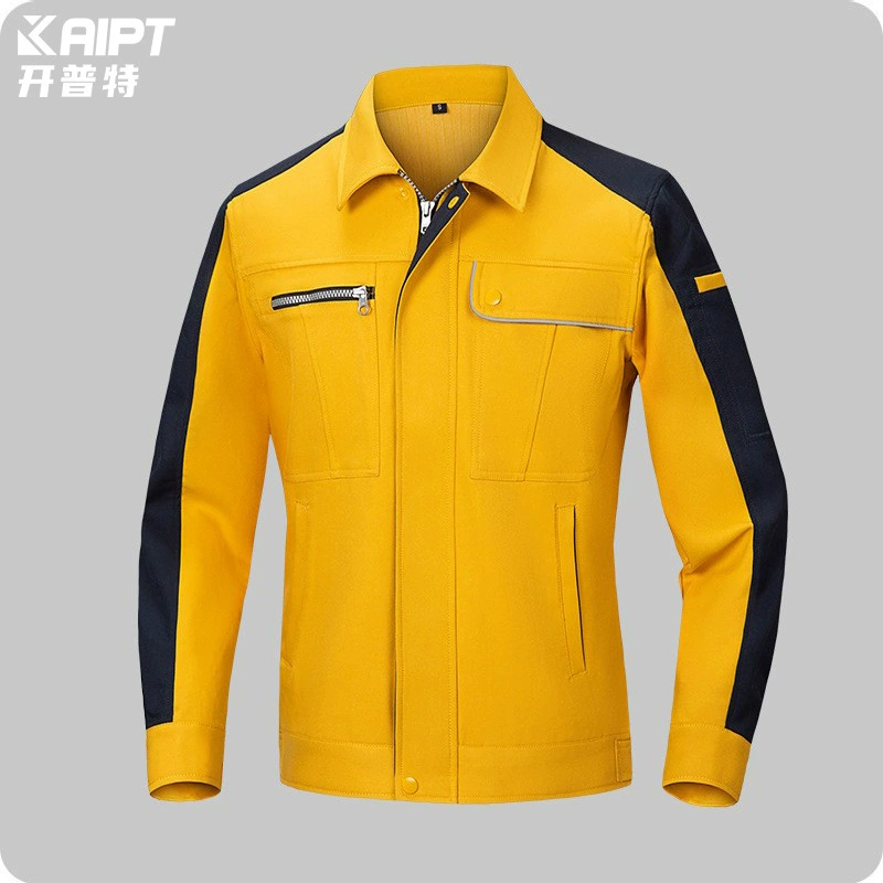 Трансграничная рабочая одежда с принтом, мужское весенне-осеннее пальто с длинными рукавами, чехол из полиэстера, хлопковая рабочая одежда, мастерская, Рабочая защитная одежда, топ оптом