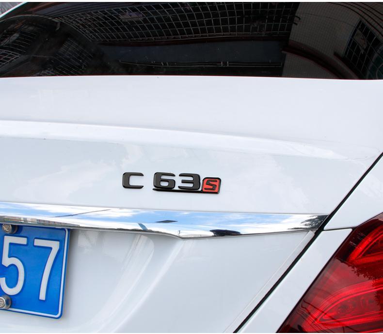 Mercedes-Benz C200L C63S E300L CLA45 AMG tail emblem, letter decals, and car stickers