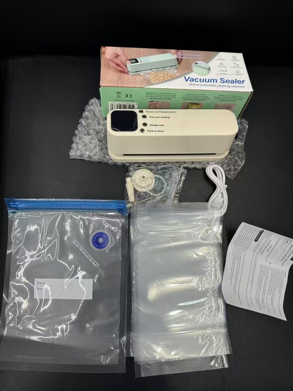 ワイヤレス真空シール機家庭用新鮮保持真空シール機食品袋充電式プラスチックシール機キッチン包装機|undefined