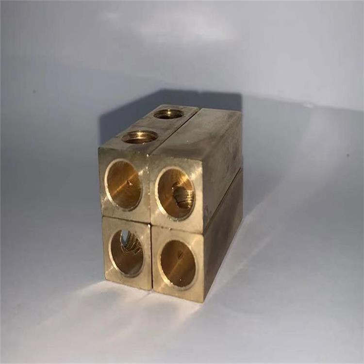 美国南方C22000黄铜板打孔 超大H70软态黄铜板倒角 CNC精雕加工