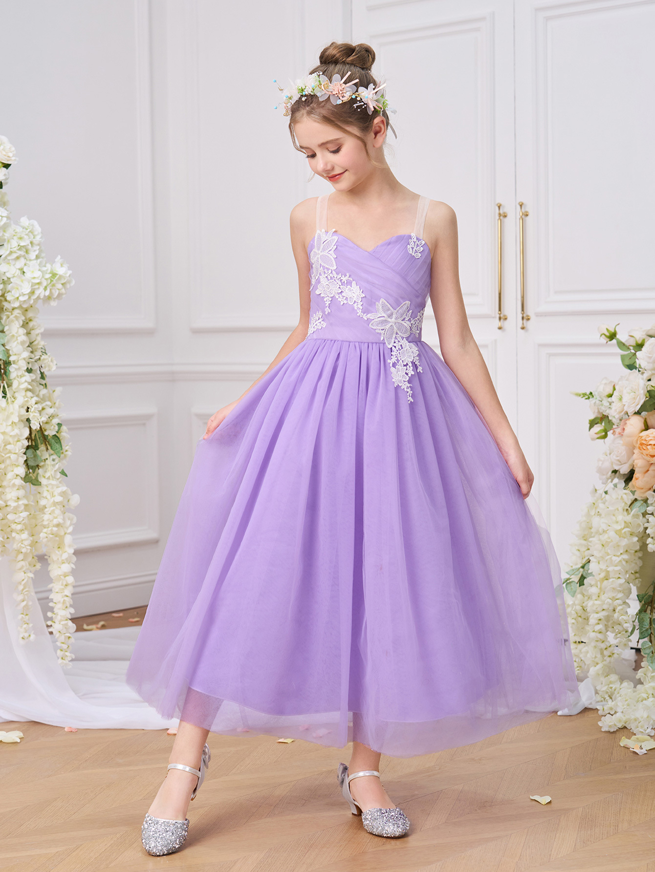 2025 primavera y verano nuevos vestidos para niños vestidos de princesa vestidos de fiesta de moda para niñas vestidos de cumpleaños para bebés vestidos de noche