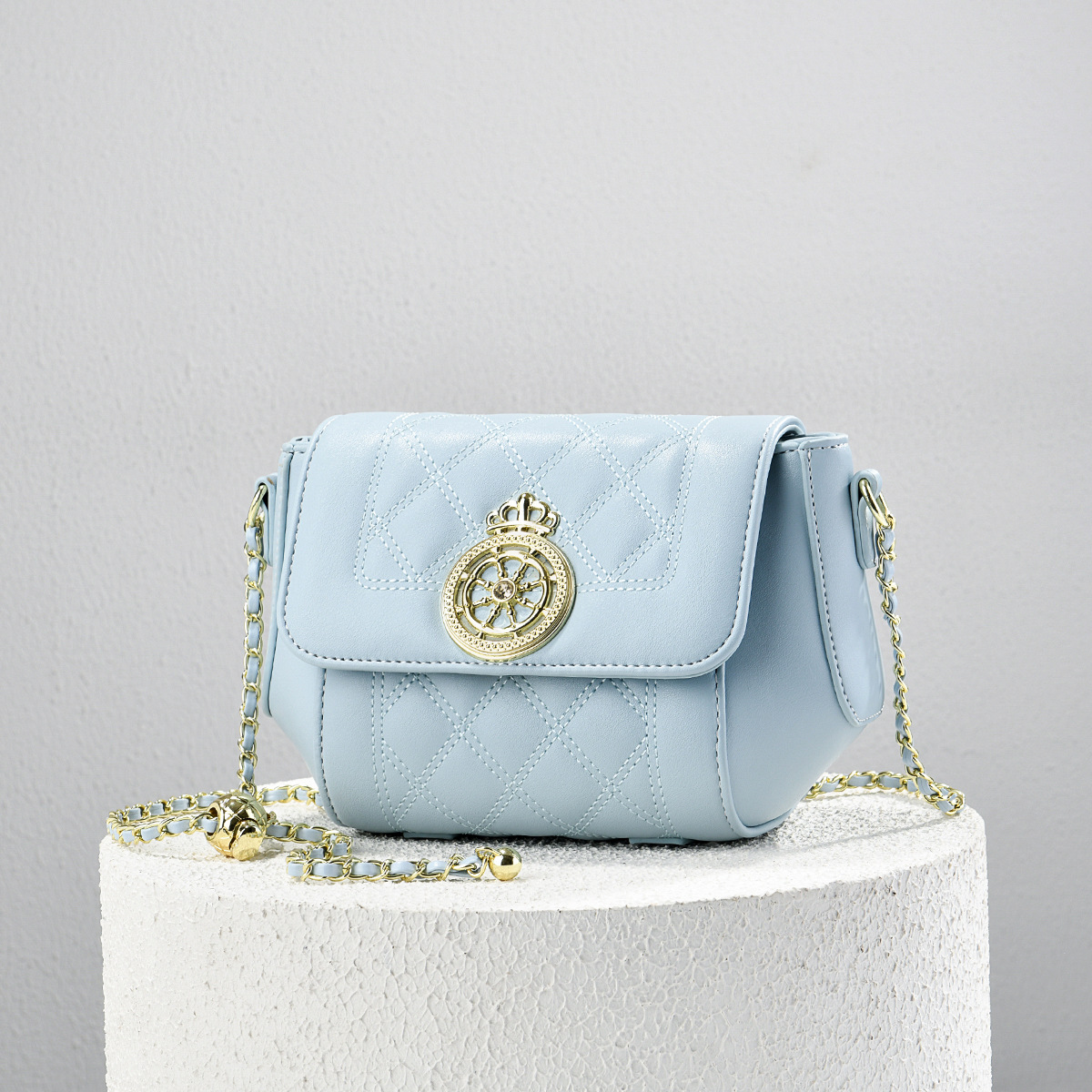 Bolso de moda universal pequeño bolso de hombro simple y compacto bolso de mochila casual de color sólido bolsas transfronterizas