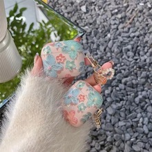 复古油画花朵适用airpods3耳机保护套壳2pro二三代苹果无线蓝牙硅