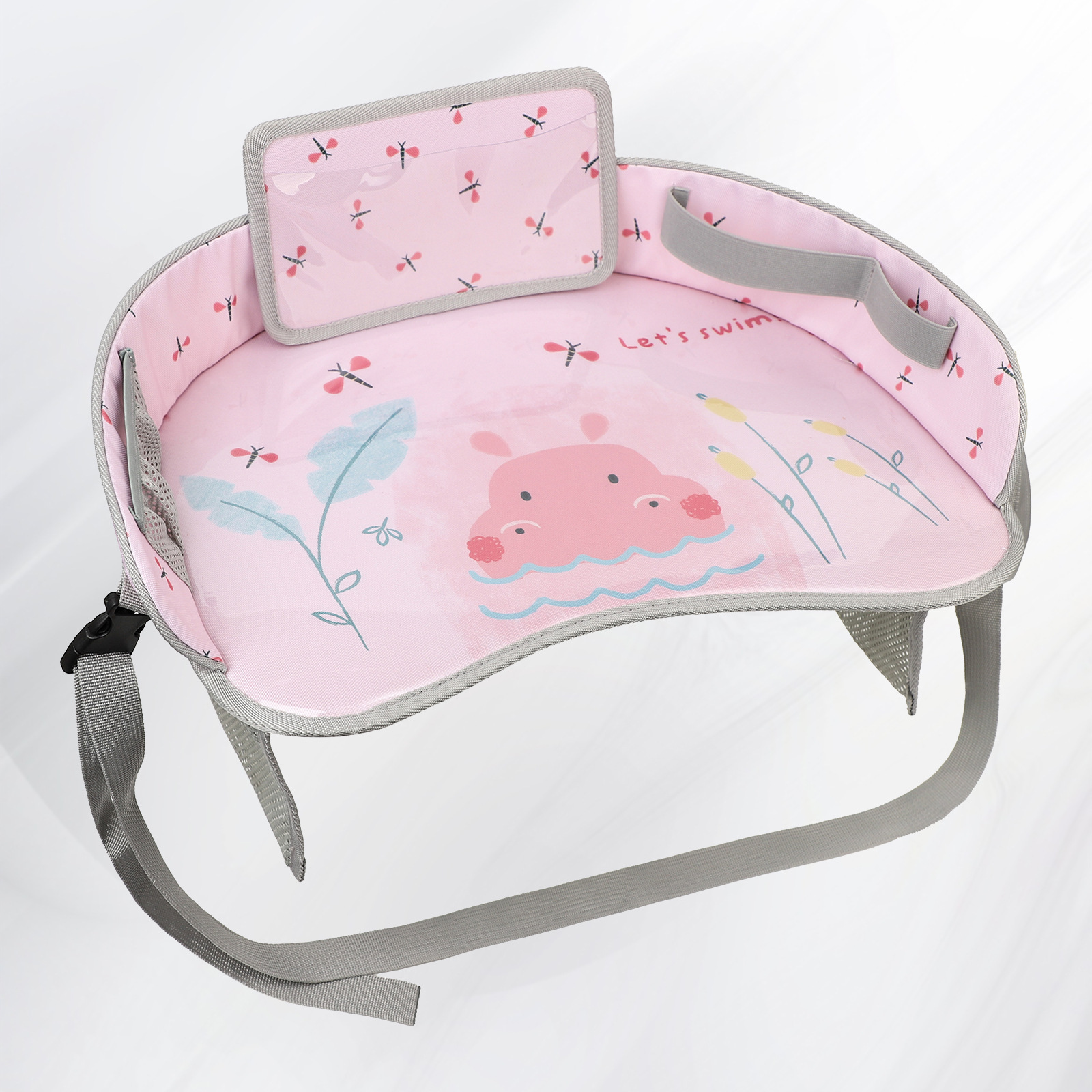 Yinxiu viaje infantil transfronterizo tablero de dibujo coche cochecito silla de comedor plegable tablero de almacenamiento juguetes para bebés image 8