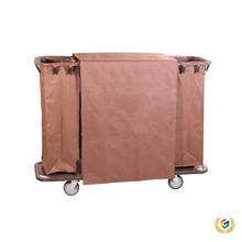 ✅酒店客房布草车清洁车工作车房口车手推车防尘布袋防脏布罩盖布