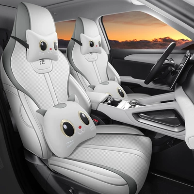Up Seat Cover Special All-inclusive, Modelə uyğun (Original) oturacaq örtükləri - streamer-gray-cartoon-version-note-the-model-year-rear-half-pack