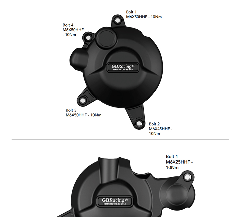 Suitable for Suzuki Gsx-R125/Gsx-S125 18-26 Modified Gbr Engine Anti-Fall Protection Cover Side Cover