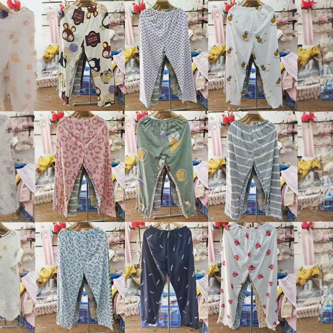 Хлопчатобумажная ткань женская домашняя одежда брюки разные инвентарь