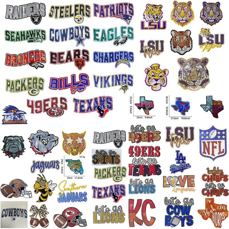 49Erts Los Angeles Dodgers Dallas Cowboy Team Olive Team Extra Large 28cm Cloth Embroidery Sticker 49Erts Los Angeles Dodgers Dallas Cowboy Team Olive Team Extra Large 28cm Cloth Embroidery Sticker
