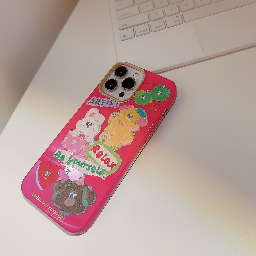 Protective Phone Case For Iphone Doodle Oil Painting Design_voghion.com