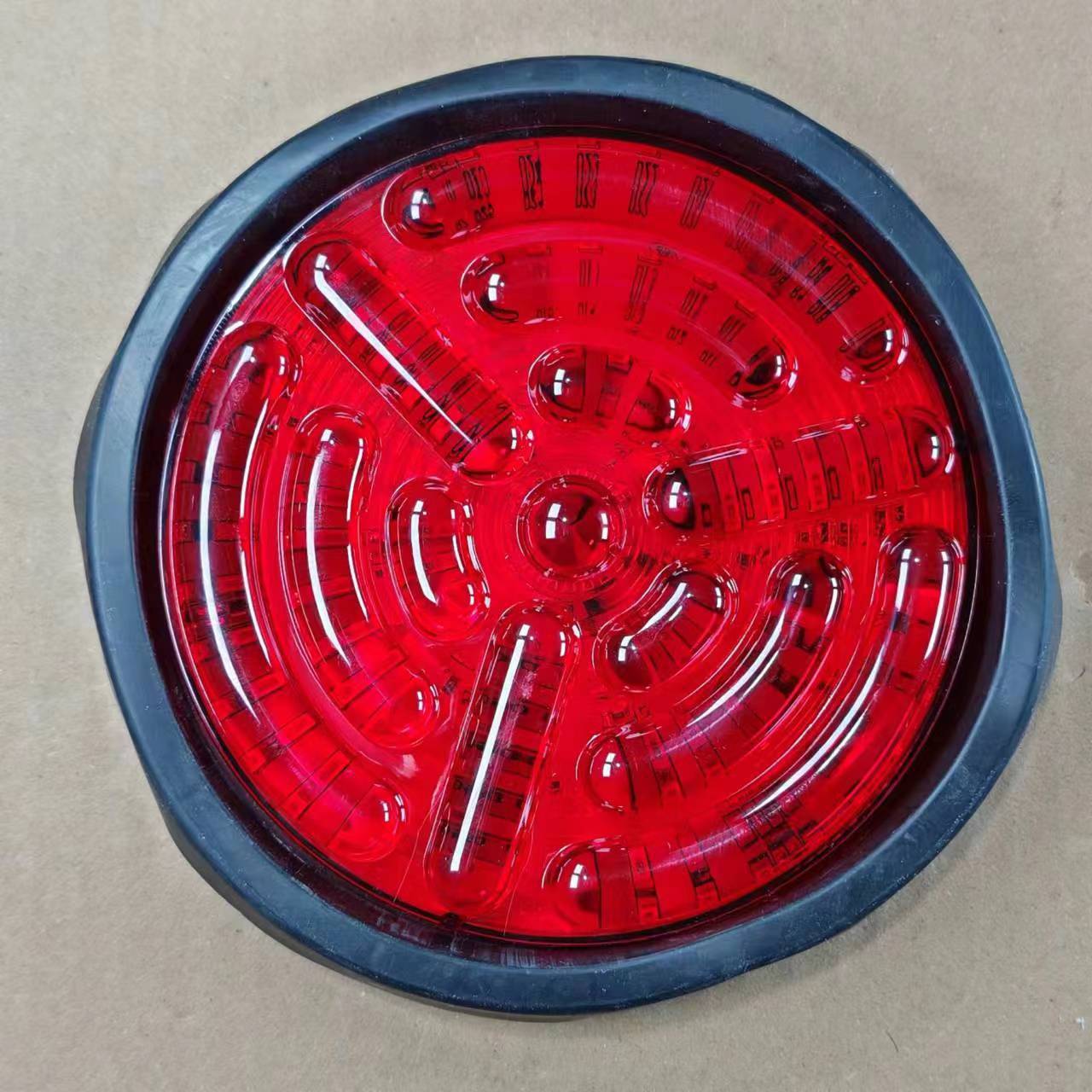 24V truck 5inch rubber light LED trailer tail light CIMC large truck brake light driving light reverse turn signal