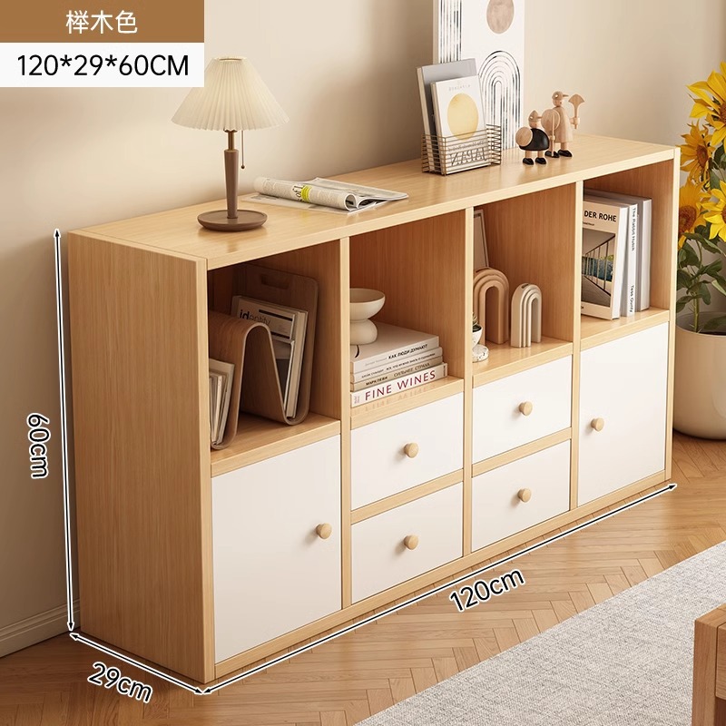 Gabinete al por mayor a prueba de polvo, estantería de piso, sala de estar, armario de almacenamiento multicapa, gabinete de cuadrillas, simple