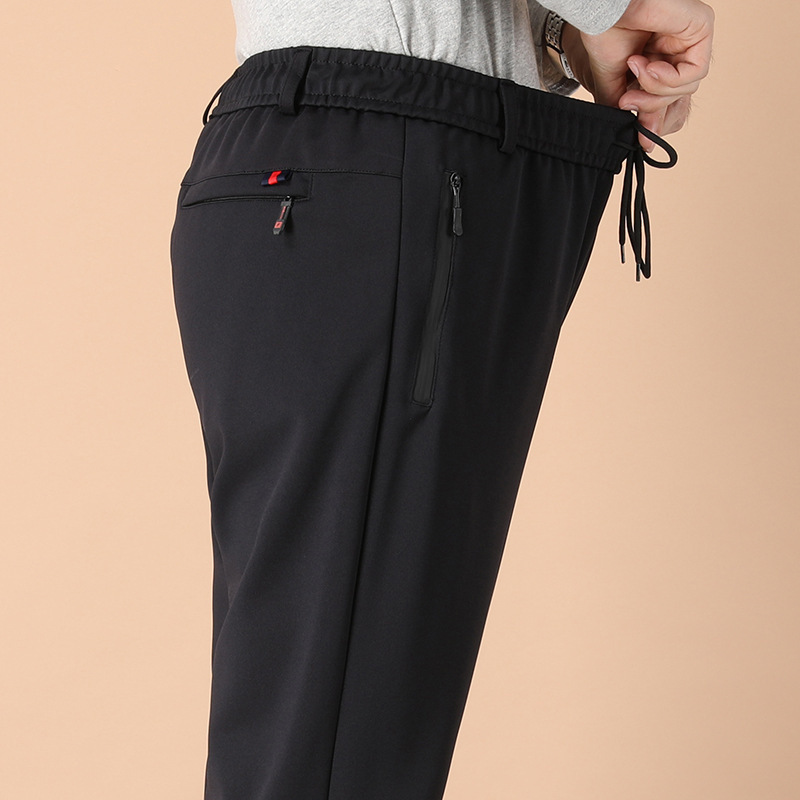 Directly from the Manufacturer: Dad Pants for Middle-Aged and Elderly Men, Spring Men's Sports Pants, Spring and Autumn Elastic Waist Long Pants
