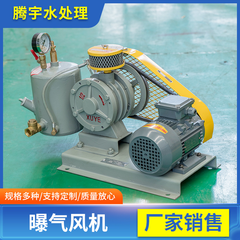 曝气风机一体化地埋式污水处理好氧池曝气风机低噪音回旋式鼓风机