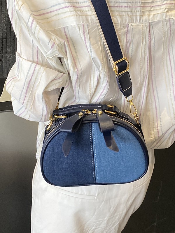 Bolso de mochila para mujeres 2026 ventas calientes nuevo nicho coreano Jeans bolso de mano de color de alta calidad bolso de hombro
