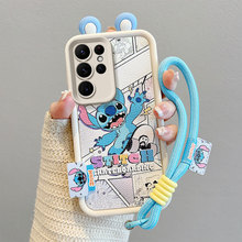 适用SamsungS25ULTRA三星A56卡通可爱S23FE耳朵标签A30手机壳定制